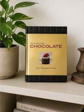 The Golden Book of Chocolate Hardcover Coffee Table Dessert Cookbook Photography
